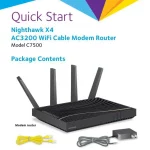 Nighthawk X4 AC3200 WiFi Cable Modem Router C7500 Manual Thumb