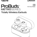 Tzumi ProBuds Metro Series Totally Wireless Earbuds Manual Thumb