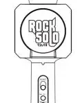Rock Solo Karaoke Microphone with Built-in Retractable Smartphone Holder Manual Thumb